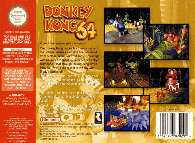Donkey Kong 64 - Dos