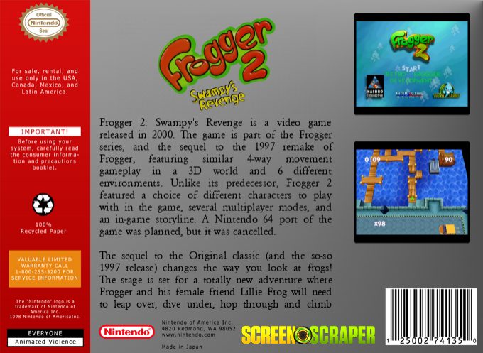 Frogger 2 : Swampy's Revenge - Dos
