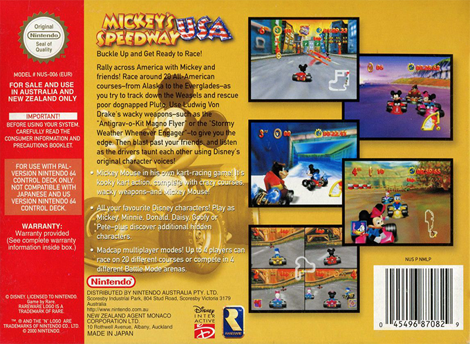 Mickey's Speedway USA - Dos