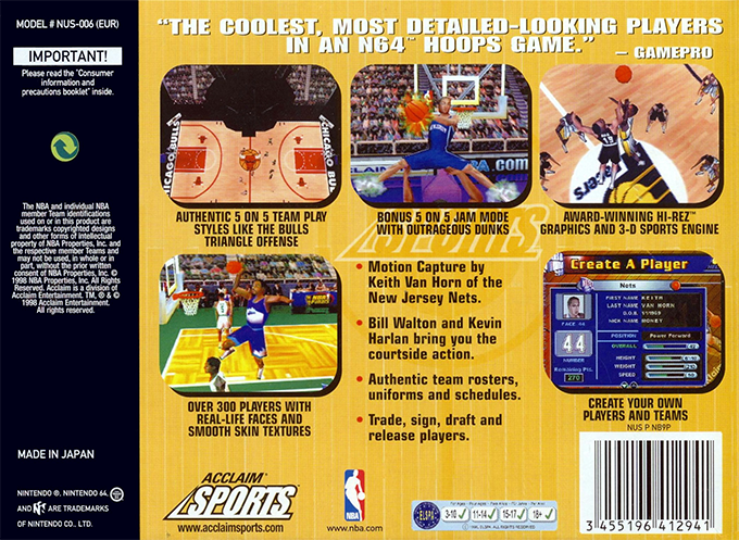 NBA Jam 99 - Dos