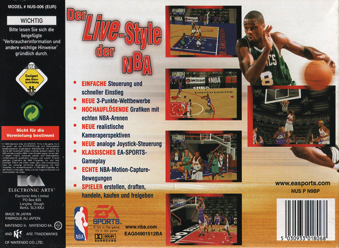 NBA Live 99 - Dos