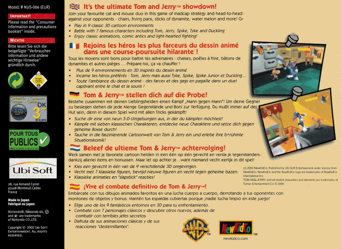 Tom and Jerry in Fists of Furry - Dos