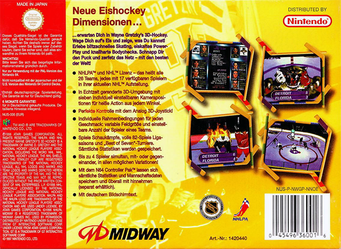 Wayne Gretzky's 3D Hockey '98 - Dos