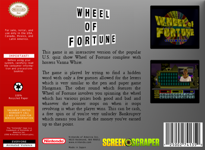 Wheel of Fortune - Dos