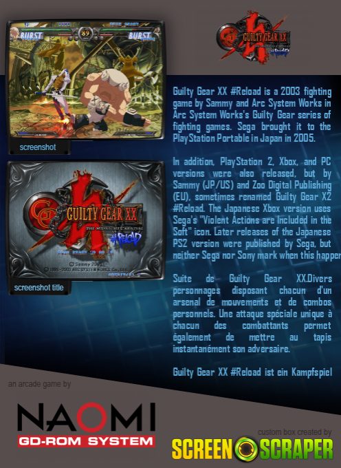 Guilty Gear Xx #reload - Dos