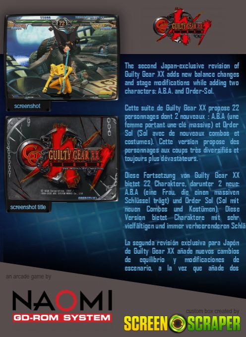 Guilty Gear XX Slash - Dos