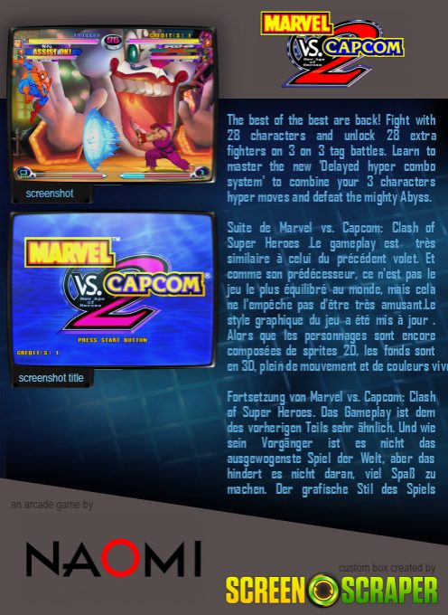 Marvel vs. Capcom 2: New Age of Heroes - Dos