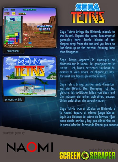 Sega Tetris - Dos