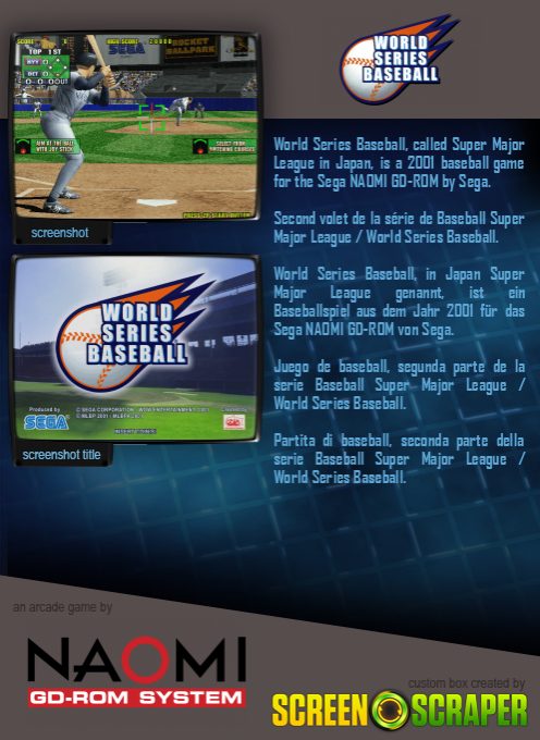 World Series Baseball - Dos