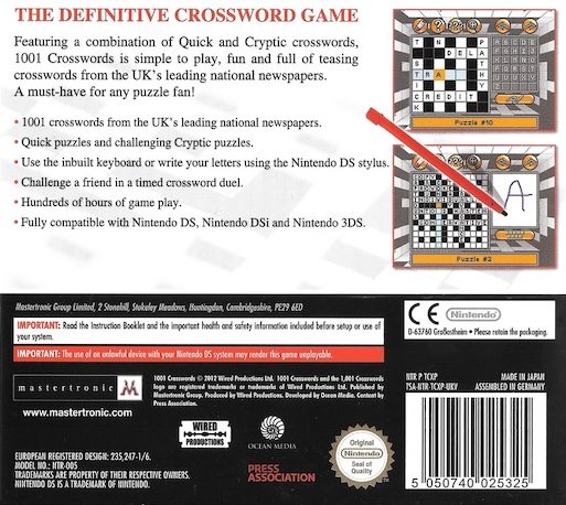 1001 Crosswords - Dos