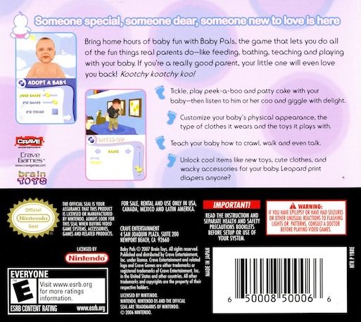 Bébé Academy - Dos