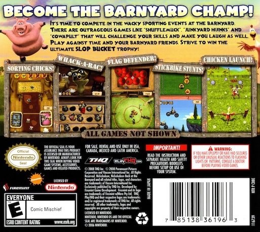 Back at the Barnyard - Slop Bucket Games - Dos