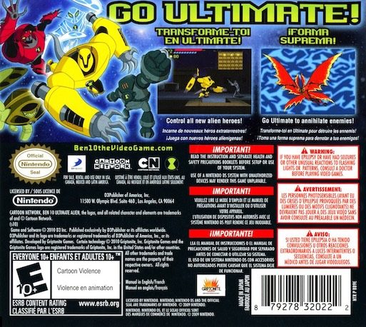 Ben 10 - Ultimate Alien - Cosmic Destruction - Dos