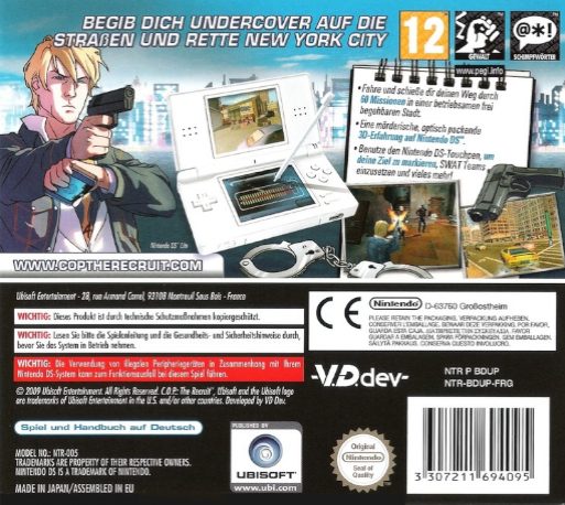 C.O.P. : The Recruit - Dos