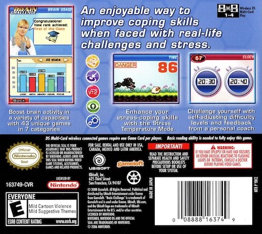 Cérébral Challenge - Dos