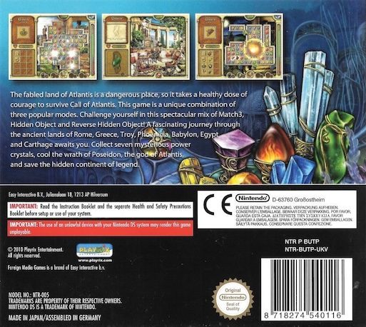 Call Of Atlantis - Dos
