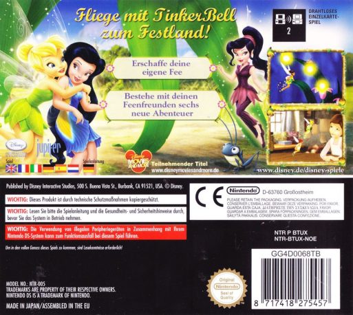 Clochette et l'Expédition Féerique - Dos