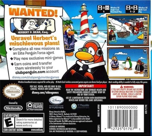 Club Penguin : Herbert's Revenge - Dos