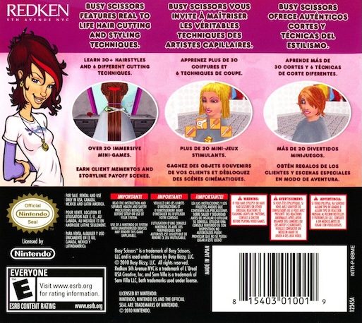 Coiffure Académie - Dos