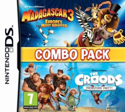 Combo Pack - Madagascar 3 - Europe's Most Wanted   Croods - Prehistoric Party!, The