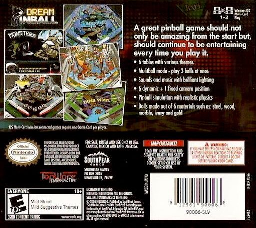 Dream Pinball 3d - Dos