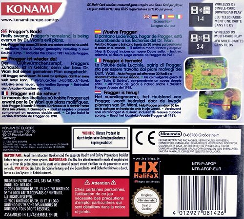 Frogger - Helmet Chaos - Dos