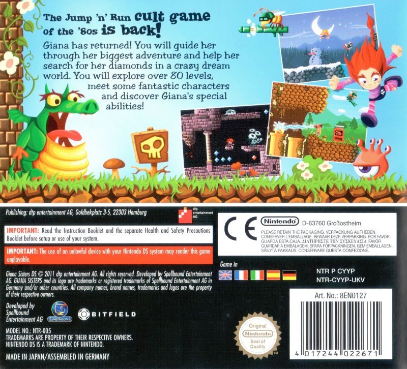 Giana Sisters DS - Dos