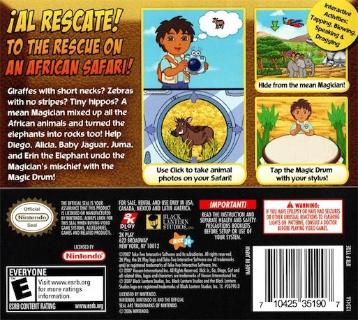 Go Diego! Mission Safari - Dos