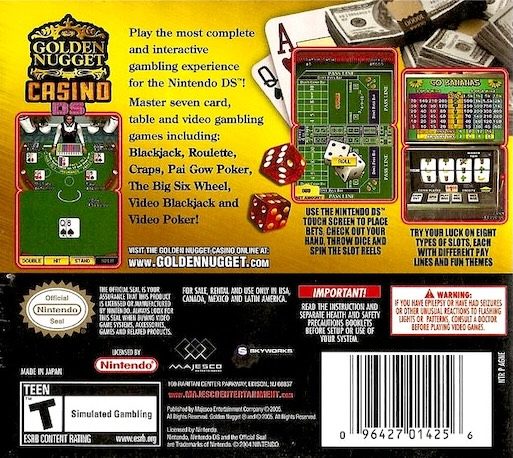 Golden Nugget Casino Ds - Dos