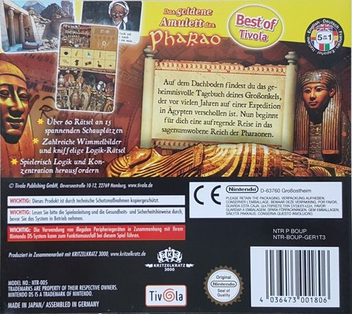 Goldene Amulett Des Pharao, Das - Dos