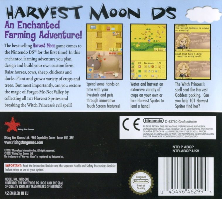 Harvest Moon DS - Dos