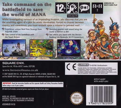 Heroes Of Mana - Dos