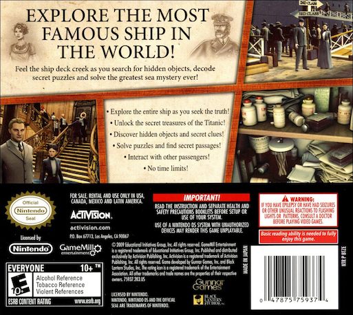 Hidden Mysteries - Titanic - Secrets of the Fateful Voyage - Dos