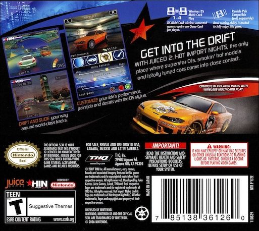 Juiced 2 : Hot Import Nights - Dos