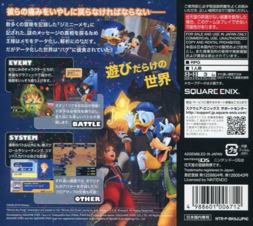 Kingdom Hearts Re:coded - Dos