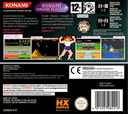 Konami Classics Series Arcade Hits - Dos