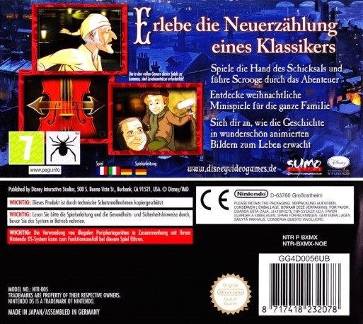 Le Drôle de Noël de Scrooge - Dos