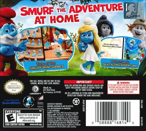 Les Schtroumpfs 2 - Dos