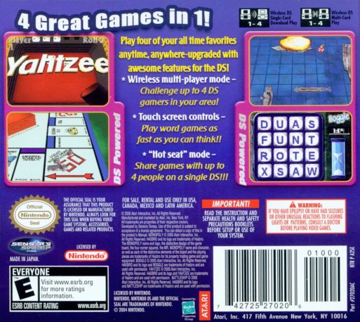 Monopoly-boggle-yahtzee-battleship - Dos