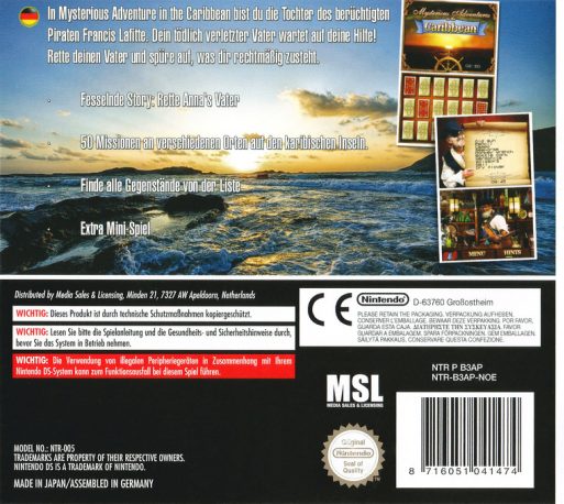 Mysterious Adventures in the Caribbean - Dos