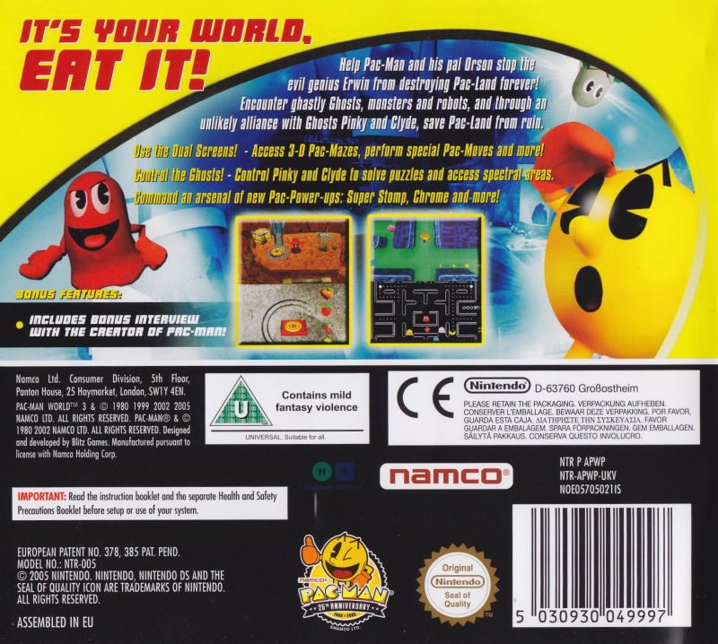 Pac-Man World 3 - Dos