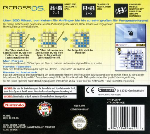 Picross DS - Dos
