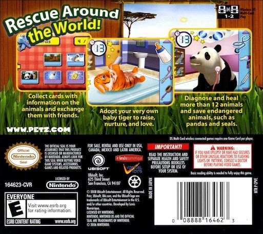 Planète Nature : Au Secours des Animaux Sauvages - Dos