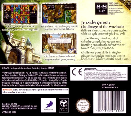 Puzzle Quest : Challenge Of The Warlords - Dos