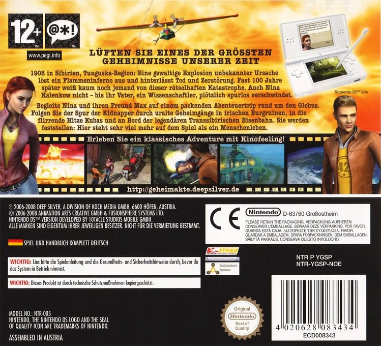 Secret Files : Tunguska - Dos