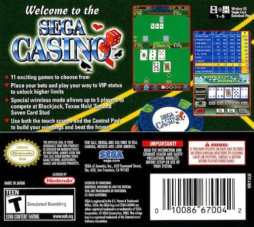 Sega Casino - Dos