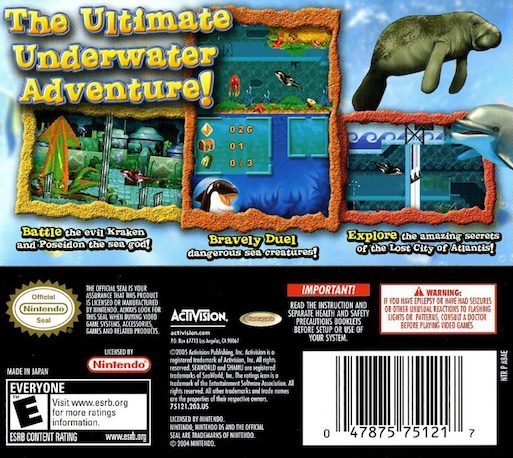 Shamu's Deep Sea Adventures - Dos