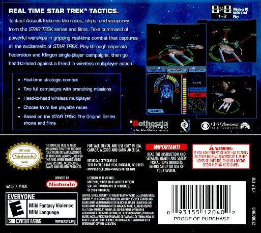 Star Trek : Tactical Assault - Dos