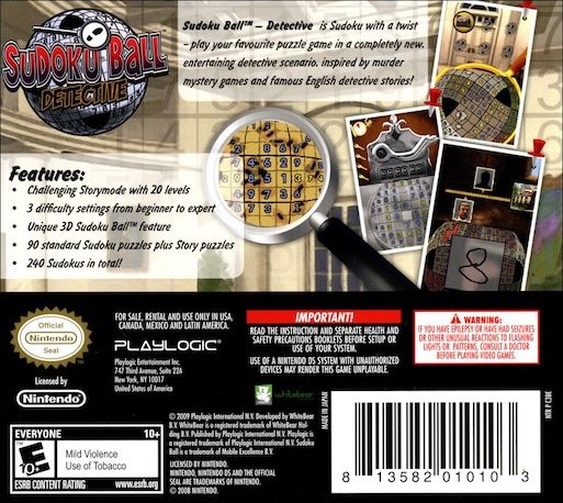 Sudoku Ball: Detective - Dos
