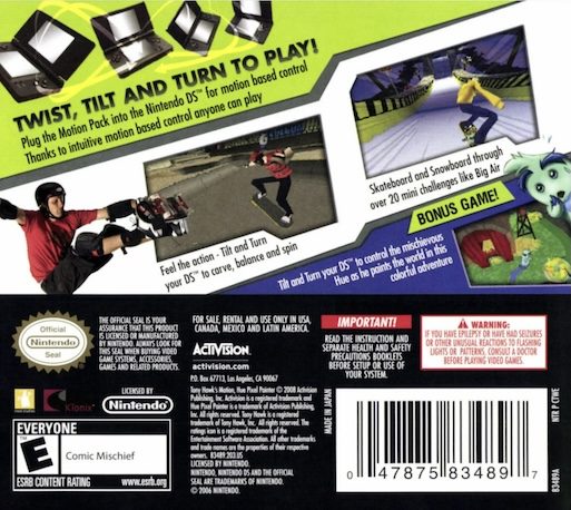 Tony Hawk's Motion - Dos